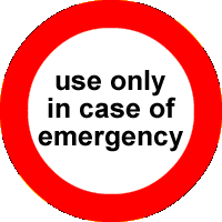 Emergency only